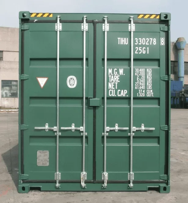 Contenedor High Cube de 20 Pies con Piso de Acero verde nuevo