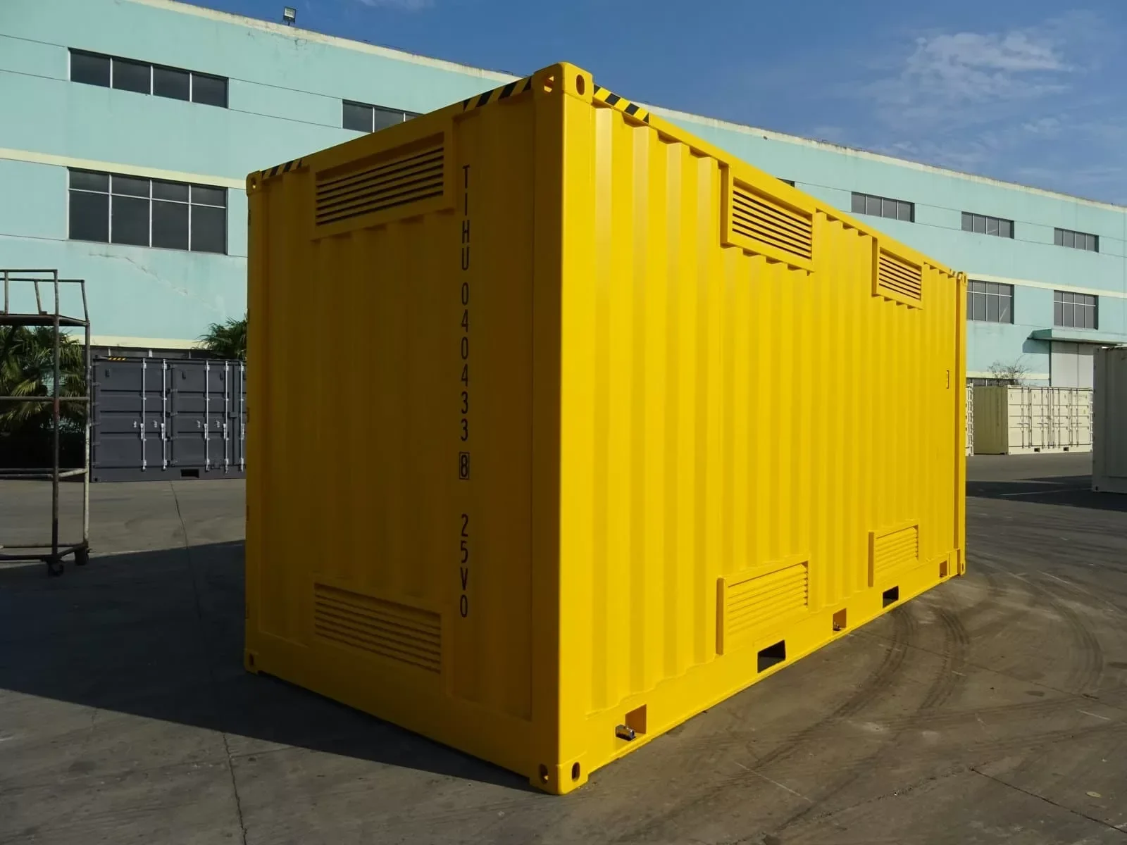 Contenedor Marítimo High Cube de 20 Pies con Apertura Lateral amarillo nuevo – Imagen 2