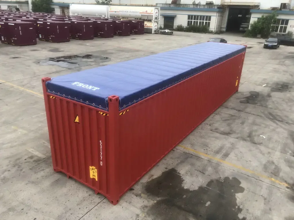 Contenedor High Cube Open Top de 40 Pies rojo nuevo – Imagen 2