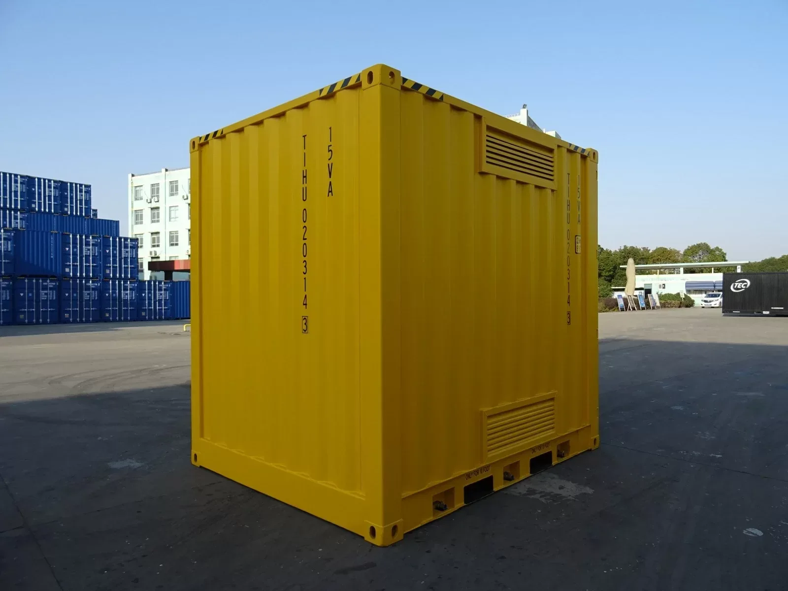 Contenedor High Cube de 10 Pies amarillo nuevo – Imagen 2