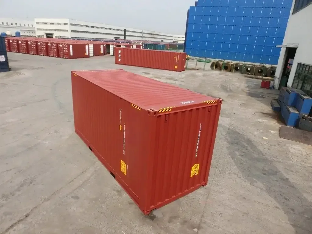Contenedor de mudanza High Cube 20' (ancho palet) rojo nuevo