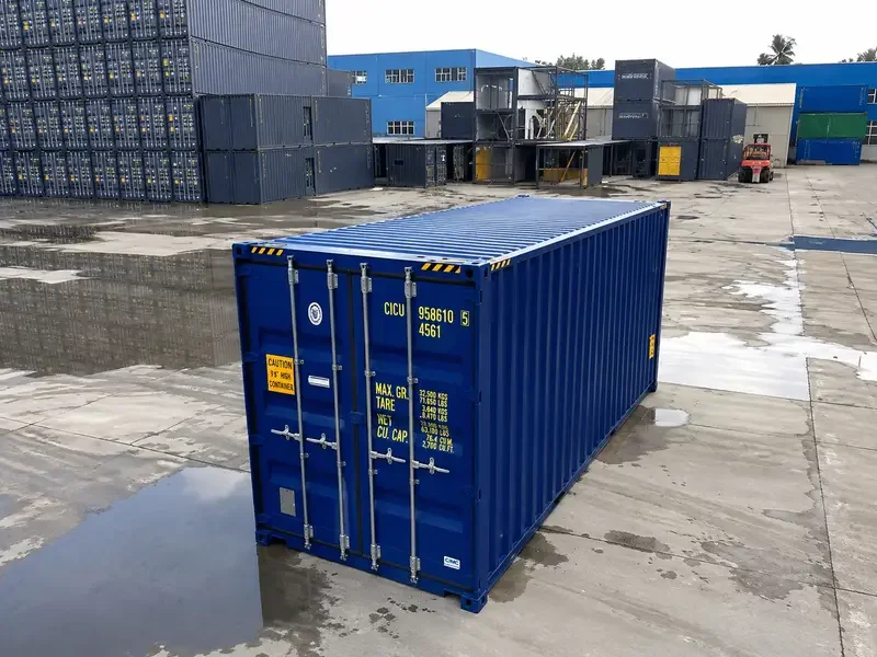 contenedor High Cube de 20 pies nuevo Azul