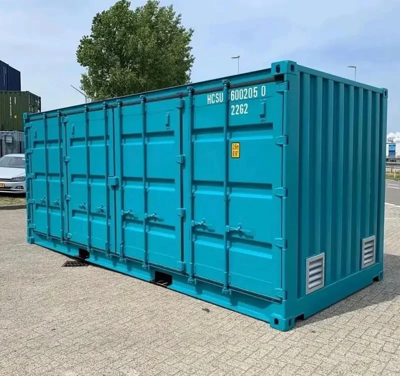 Contenedor 20 pies con apertura lateral Azul marino nuevo